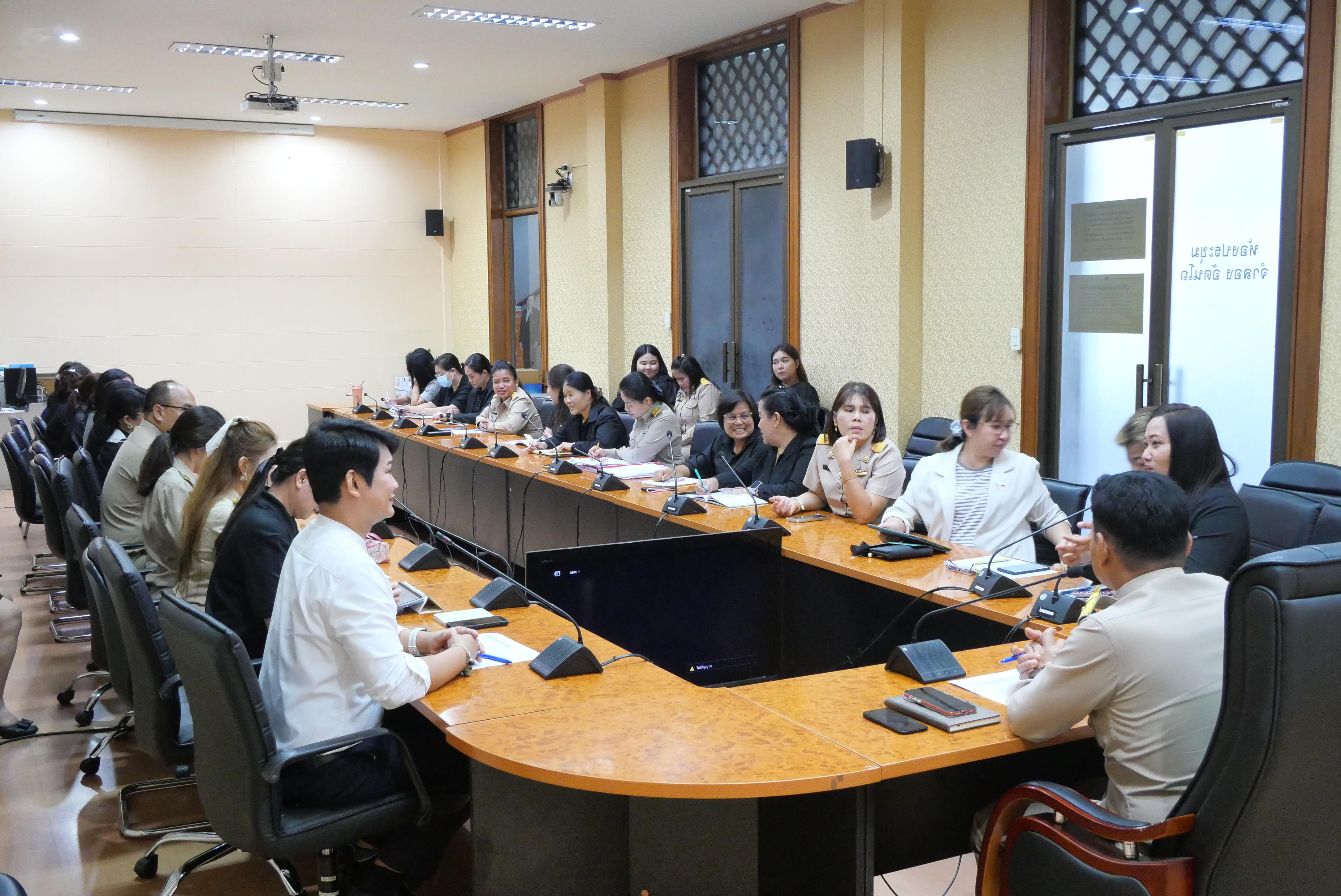 title - ประชุมคณะทำงานฝ่ายต้อนรับ และอาหาร/เครื่องดื่ม กิจกรรม 51 ปี ส.ป.ก. 